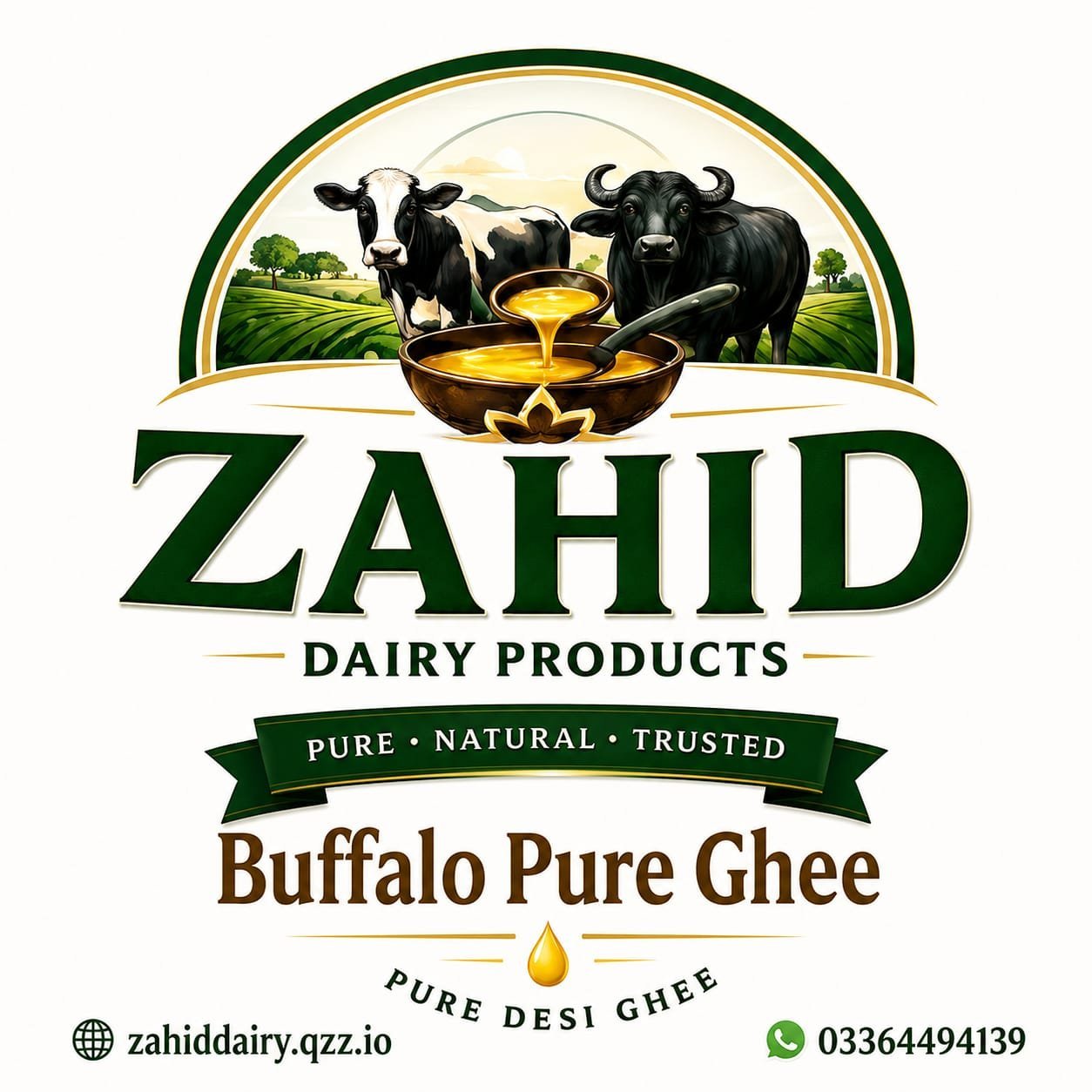 Buffalo Desi Ghee by Zahid Dairy